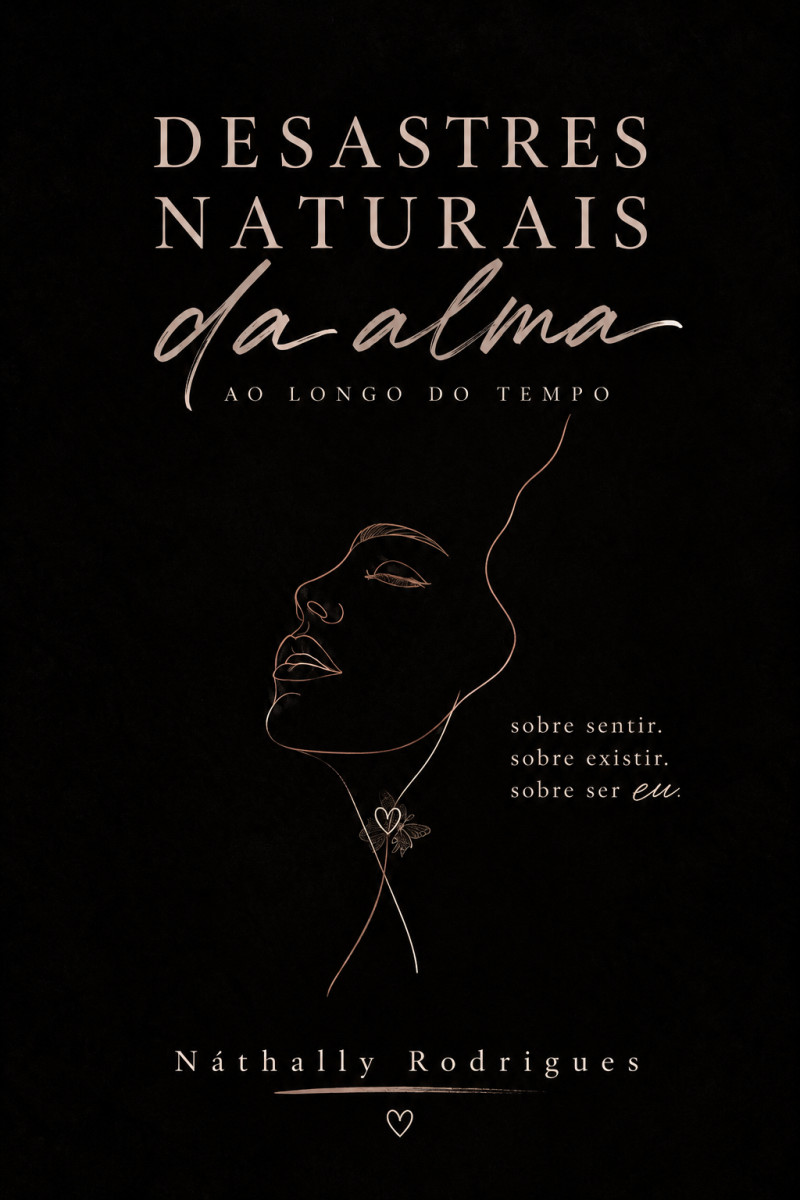 Capa de desastres naturais da alma.